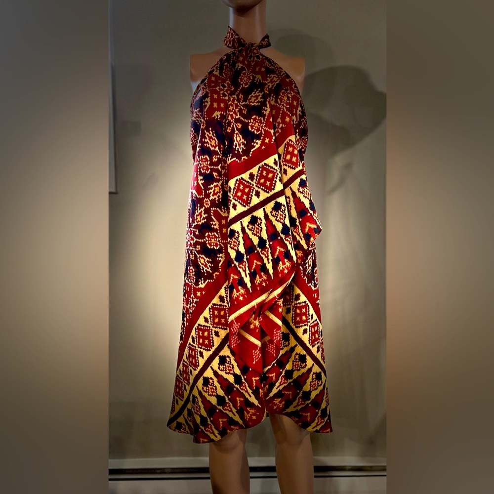 Lauren Ralph Lauren Women's Halter Silk Dress Size M